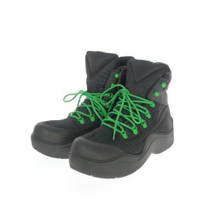 ボッテガヴェネタ BOTTEGA VENETA Puddle Bomber Boots レースアップ パデッドブーツ パドルブーツ 靴 43 ブラック 黒 メンズ