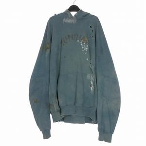 カタリスト CVTVLIST スタッズロゴ ダメージ加工 フーディ パーカー 長袖 2 ブルー 青 2401030301 メンズ