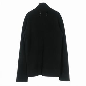 メゾンマルジェラ Maison Margiela 24AW コットンウール7ゲージドライバーズニット ジャケット ブルゾン 長袖 M ブラック 黒 SI1HA0013 国内正規 メンズ