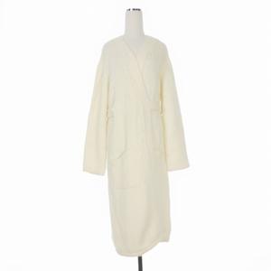 メゾンマルジェラ 4 Maison Margiela 4 ロングニットカーディガン ガウン 長袖 1 オフホワイト 白 レディース