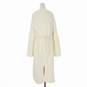 メゾンマルジェラ 4 Maison Margiela 4 ロングニットカーディガン ガウン 長袖 1 オフホワイト 白 レディース