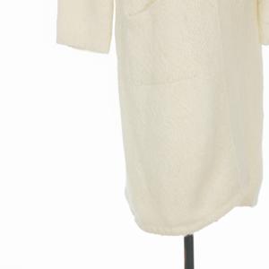 メゾンマルジェラ 4 Maison Margiela 4 ロングニットカーディガン ガウン 長袖 1 オフホワイト 白 レディース