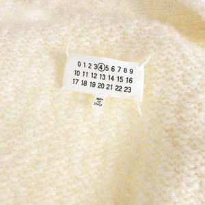 メゾンマルジェラ 4 Maison Margiela 4 ロングニットカーディガン ガウン 長袖 1 オフホワイト 白 レディース