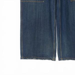 未使用品 メゾンマルジェラ Maison Margiela 25AW ダブルニー ワイドレッグジーンズ デニムパンツ 46 インディゴ S67KA0077 国内正規 メンズ