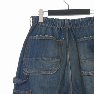 未使用品 メゾンマルジェラ Maison Margiela 25AW ダブルニー ワイドレッグジーンズ デニムパンツ 46 インディゴ S67KA0077 国内正規 メンズ