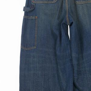 未使用品 メゾンマルジェラ Maison Margiela 25AW ダブルニー ワイドレッグジーンズ デニムパンツ 46 インディゴ S67KA0077 国内正規 メンズ