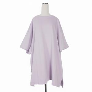 ドリスヴァンノッテン DRIES VAN NOTEN 22SS スウェットワンピース ドレス 半袖 S パープル 紫 レディース