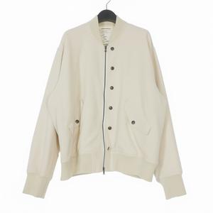 シャリーフ SHAREEF STUDIOUS 別注 22SS EX.BLOUSON MA-1 ブルゾン ジャケット 刺繍 長袖 1 エクリュ 22311701 メンズ