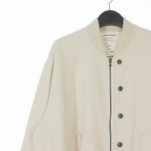 シャリーフ SHAREEF STUDIOUS 別注 22SS EX.BLOUSON MA-1 ブルゾン ジャケット 刺繍 長袖 1 エクリュ 22311701 メンズ
