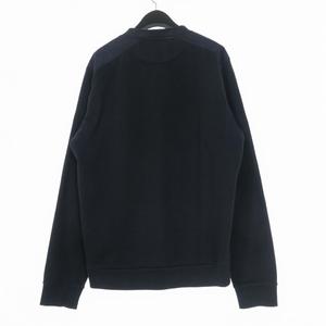 プラダ PRADA トライアングルロゴ スウェット トレーナー 長袖 XL ネイビー 紺 UJL21A 国内正規 メンズ