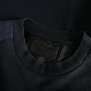 プラダ PRADA トライアングルロゴ スウェット トレーナー 長袖 XL ネイビー 紺 UJL21A 国内正規 メンズ