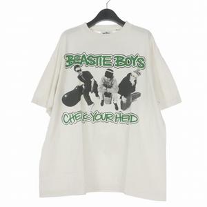 未使用品 セントマイケル SAINTMICHAEL 26SS BTB_SS T-SHIRT BEASTIEBOYS Tシャツ カットソー 半袖 XXL ホワイト 白 SM-MK8-0000-C23 メンズ