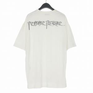 バレンシアガ BALENCIAGA 17AW Femme Fatale バック刺繍 Tシャツ カットソー 半袖 S ホワイト 白 480065 TUK18 国内正規 メンズ