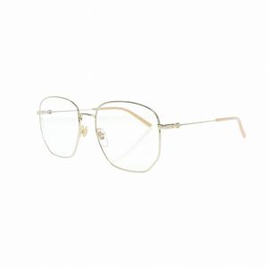 グッチ GUCCI メタル メガネフレーム 眼鏡 アイウェア 56□18 140 ゴールド GG0396S メンズ レディース