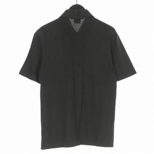 グッチ GUCCI トムフォード期 サファリ ジャージーポロシャツ カットソー 半袖 M ブラウン 茶 メンズ