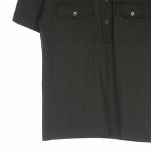 グッチ GUCCI トムフォード期 サファリ ジャージーポロシャツ カットソー 半袖 M ブラウン 茶 メンズ