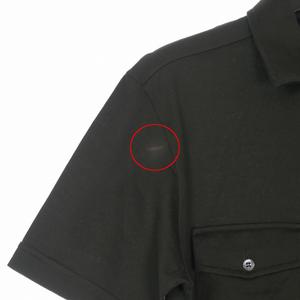 グッチ GUCCI トムフォード期 サファリ ジャージーポロシャツ カットソー 半袖 M ブラウン 茶 メンズ
