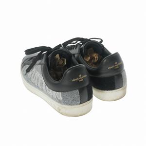 ルイヴィトン LOUIS VUITTON ルクセンブルクライン レザー×パイル スニーカー 靴 7 ブラック/グレー MS0188 メンズ