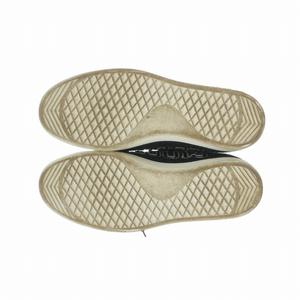 ルイヴィトン LOUIS VUITTON ルクセンブルクライン レザー×パイル スニーカー 靴 7 ブラック/グレー MS0188 メンズ