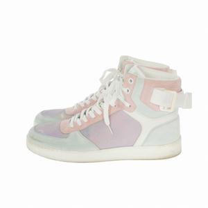 ルイヴィトン LOUIS VUITTON リヴォリライン ハイカットスニーカー 靴 7 ライトブルー/ピンク MS0149 メンズ