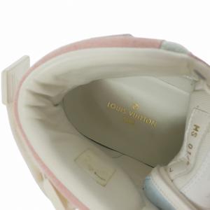 ルイヴィトン LOUIS VUITTON リヴォリライン ハイカットスニーカー 靴 7 ライトブルー/ピンク MS0149 メンズ