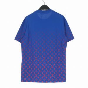 未使用品 ルイヴィトン LOUIS VUITTON 21AW モノグラム グラディエント Tシャツ カットソー 半袖 S ブルー 青 RM212Q NPG HKY46W 国内正規 メンズ