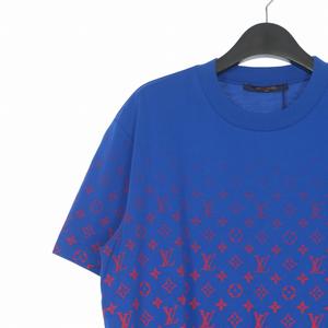 未使用品 ルイヴィトン LOUIS VUITTON 21AW モノグラム グラディエント Tシャツ カットソー 半袖 S ブルー 青 RM212Q NPG HKY46W 国内正規 メンズ