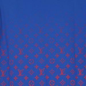 未使用品 ルイヴィトン LOUIS VUITTON 21AW モノグラム グラディエント Tシャツ カットソー 半袖 S ブルー 青 RM212Q NPG HKY46W 国内正規 メンズ