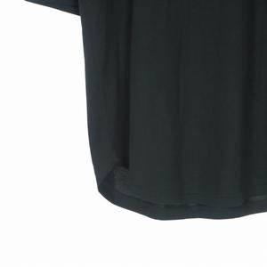 ルイヴィトン LOUIS VUITTON ロゴ刺繍 クルーネックTシャツ カットソー 半袖 S ブラック 黒 RM091 MOJR60JDO 国内正規 メンズ