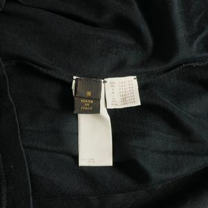 ルイヴィトン LOUIS VUITTON ロゴ刺繍 クルーネックTシャツ カットソー 半袖 S ブラック 黒 RM091 MOJR60JDO 国内正規 メンズ