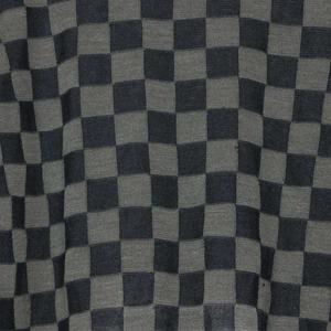 ルイヴィトン LOUIS VUITTON シルク ダミエ クルーネックニット セーター 長袖 S グレー/ネイビー RM081M MMKN09E47 国内正規 メンズ