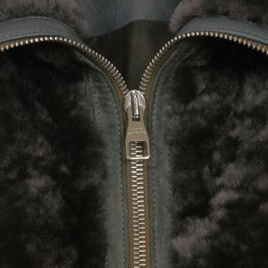 ルイヴィトン LOUIS VUITTON ムートンジャケット ブルゾン 長袖 48 ダークグレー RM082 MNLJ52KIB 国内正規 メンズ
