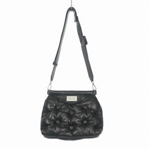 メゾンマルジェラ Maison Margiela グラムスラム クラシックスモール シープレザー ショルダーバッグ 鞄 UNI ブラック 黒 SB1WG0028 メンズ レディース