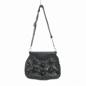 メゾンマルジェラ Maison Margiela グラムスラム クラシックスモール シープレザー ショルダーバッグ 鞄 UNI ブラック 黒 SB1WG0028 メンズ レディース
