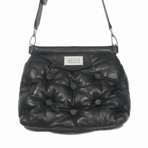 メゾンマルジェラ Maison Margiela グラムスラム クラシックスモール シープレザー ショルダーバッグ 鞄 UNI ブラック 黒 SB1WG0028 メンズ レディース