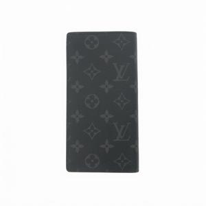 ルイヴィトン LOUIS VUITTON M61697 ポルトフォイユ･ブラザ モノグラム エクリプス キャンバス ロングウォレット 長財布 ノワール ブラック 黒 メンズ