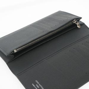 ルイヴィトン LOUIS VUITTON M61697 ポルトフォイユ･ブラザ モノグラム エクリプス キャンバス ロングウォレット 長財布 ノワール ブラック 黒 メンズ