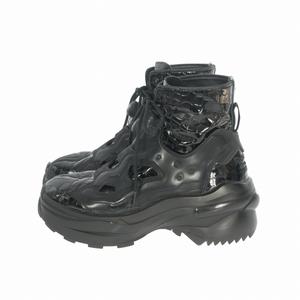 メゾンマルジェラ Maison Margiela × リーボック Reebok Tabi Instapump Fury 足袋 タビ インスタポンプフューリー スニーカー 靴 US8.5 26.5cm ブラック 黒 S34WU0024 メンズ