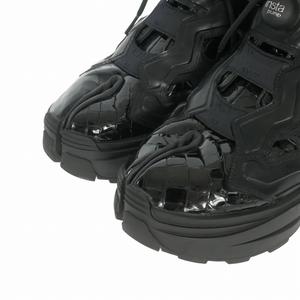 メゾンマルジェラ Maison Margiela × リーボック Reebok Tabi Instapump Fury 足袋 タビ インスタポンプフューリー スニーカー 靴 US8.5 26.5cm ブラック 黒 S34WU0024 メンズ