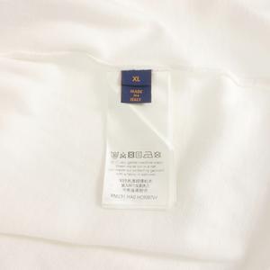 ルイヴィトン LOUIS VUITTON 23SS モノグラム コミックス インターシャニット 半袖 XL ホワイト 白 RM231 HA0 HON97W 国内正規 メンズ