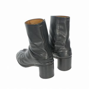 メゾンマルジェラ Maison Margiela TABI 足袋 タビブーツ レザー 6cmヒール 靴 43 ブラック 黒 メンズ