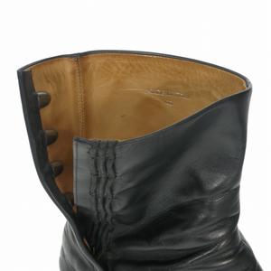 メゾンマルジェラ Maison Margiela TABI 足袋 タビブーツ レザー 6cmヒール 靴 43 ブラック 黒 メンズ