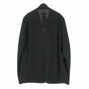 未使用品 メゾンマルジェラ Maison Margiela 25AW NO COLLAR JACKET ノーカラージャケット ブレザー 長袖 52 ブラック 黒 S50BN0447 国内正規 メンズ