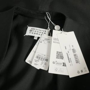 未使用品 メゾンマルジェラ Maison Margiela 25AW NO COLLAR JACKET ノーカラージャケット ブレザー 長袖 52 ブラック 黒 S50BN0447 国内正規 メンズ