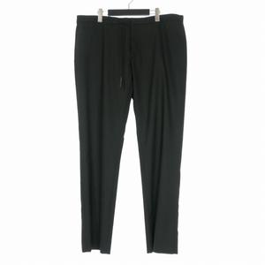 未使用品 メゾンマルジェラ Maison Margiela 25AW DRAWSTRING TROUSER テーパードパンツ スラックス 56 ブラック 黒 S50KA0530 国内正規 メンズ