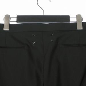 未使用品 メゾンマルジェラ Maison Margiela 25AW DRAWSTRING TROUSER テーパードパンツ スラックス 56 ブラック 黒 S50KA0530 国内正規 メンズ