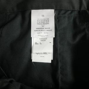 未使用品 メゾンマルジェラ Maison Margiela 25AW DRAWSTRING TROUSER テーパードパンツ スラックス 56 ブラック 黒 S50KA0530 国内正規 メンズ