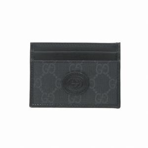 グッチ GUCCI インターロッキングG レザー カードケース 名刺入れ ブラック 黒 673002 メンズ
