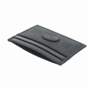 グッチ GUCCI インターロッキングG レザー カードケース 名刺入れ ブラック 黒 673002 メンズ
