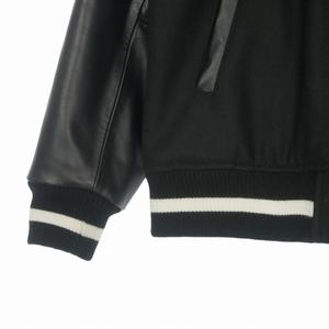 ヒステリックグラマー HYSTERIC GLAMOUR × ウィンダンシー WIND AND SEA 23AW バーシティジャケット スタジャン ブルゾン 長袖 XL ブラック 黒 メンズ